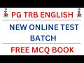 PG TRB ENGLISH ONLINE TEST |