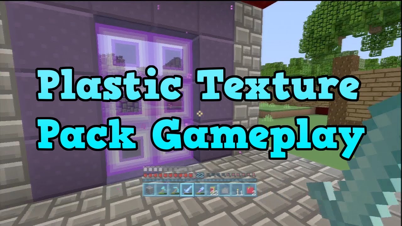 Minecraft Xbox 360 Plastic Texture Pack Gameplay (Download Link) - YouTube