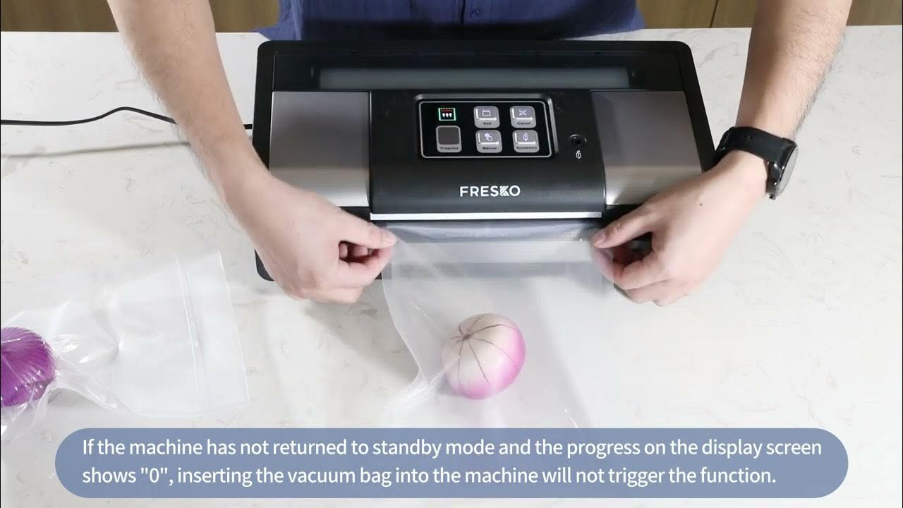 FRESKO V9 Vacuum Sealer Machine with Auto Dry/Moist Detection YouTube