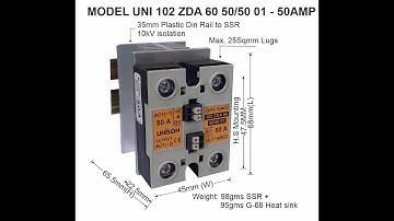 2 CHANNEL SOLID STATE RELAY - MODEL 102