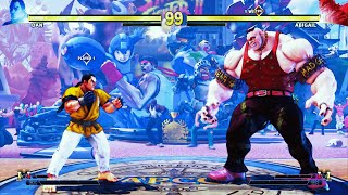 Dan Hibiki vs Abigail (Hardest) Street Fighter V.