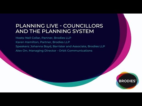 Planning Live  -  Councillors and the planning system