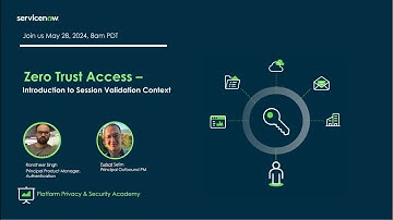 Platform Privacy & Security Academy: Zero Trust Access Session Validation Context​  ​
