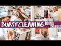 BURST CLEANING! | CLEAN, DECLUTTER, & ORGANIZE | DOING THE MOST | SAHM