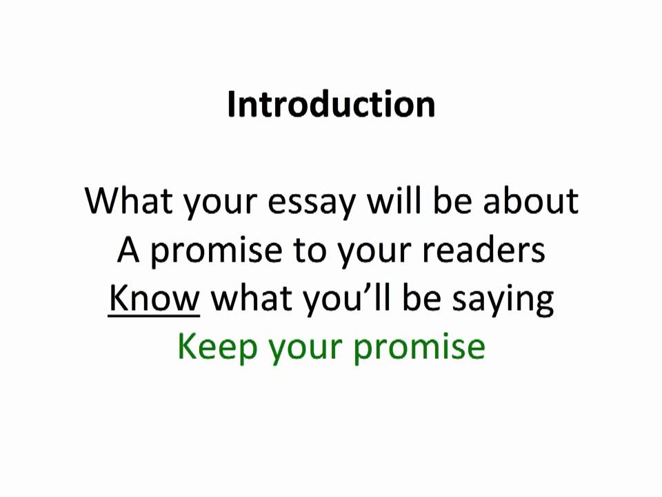 five paragraph essay youtube