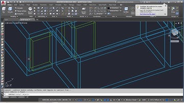 AutoCad 3D House Modeling Tutorial | Part 2 | Making 3D Doors frames