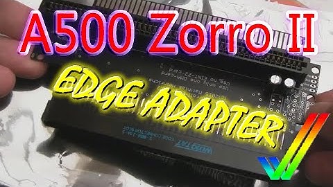 Matthias A500 Zorro Edge Connector - Build & Test