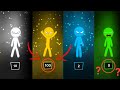 Stickman party 1234 player who will dominate  white yellow blue or green