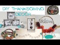 Thanksgiving inexpensive DIYs/Fall decor