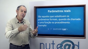 Lic. em Comp. - Algoritmos e Programação II - Módulo II  Unid  III -  Prof. Ivo Mathias (parâmetros)