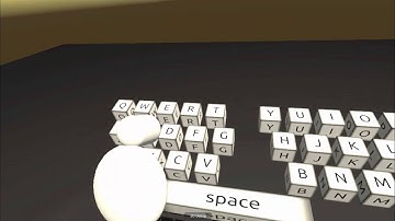 HTC Vive Hunt-and-Peck VR Keyboard - Invrse