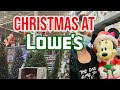 Christmas decoration shopping at Lowes