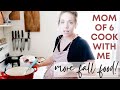 What we Eat in a Day | Mom of 6 Cook With Me | Pumpkin Cinnamon Rolls, Sourdough Galette