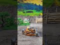 Rc Bulldozer levels the hollow ground at the mine site part 36.