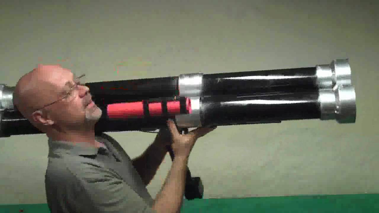 Double Barrel Bazooka with Laser Sight YouTube