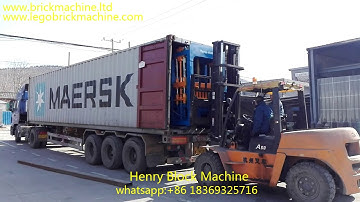 QT4-20 fully automatic hydraulic block making machine loaded for our customer in Somalia