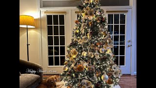 Christmas 2023 Decorate with Me | An Elegant Gilded Glamorous Christmas Tree | How To Fluff a Tree by Happy Haute Home 7,706 views 6 months ago 29 minutes