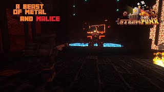 I Fought The NETHERITE MONSTROSITY in Steampunk Minecraft!