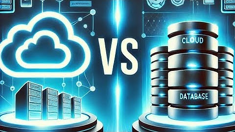 cloud storage and data base explained