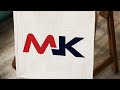 How To Create MK Letter Logo Design In Adobe Illustrator Tutorial @SumaiyaAkter12348 