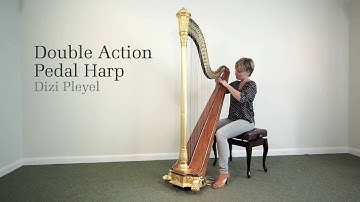 Dizi Pleyel Double Action Pedal Harp scales