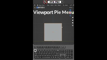 Blender Keyboard Shortcut ➦ Viewport Pie Menu .