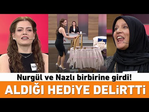 Nurgül'e beşik hediye