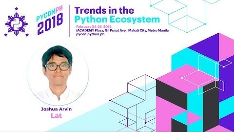 PyCon PH 2018 Joshua Arvin Lat - Designing Reliable, Scalable & Secure Data-Intensive Python Apps
