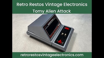 Tomy Alien Attack Game For Sale. Vintage Electronic Game. Retro VFD. 1980s