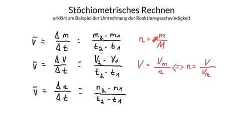 Wie rechnet man die Reaktionsgeschwindigkeit aus?