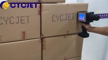 CYCJET Large Character Handheld Inkjet Printer Carton Box Printing/DOD Handjet/hand coding machine