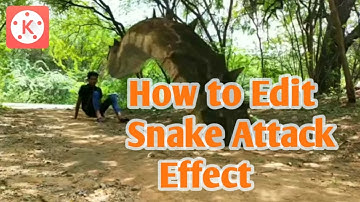 How To Make Snake Attack Effects // Edit with mobile // kine master Tutorial