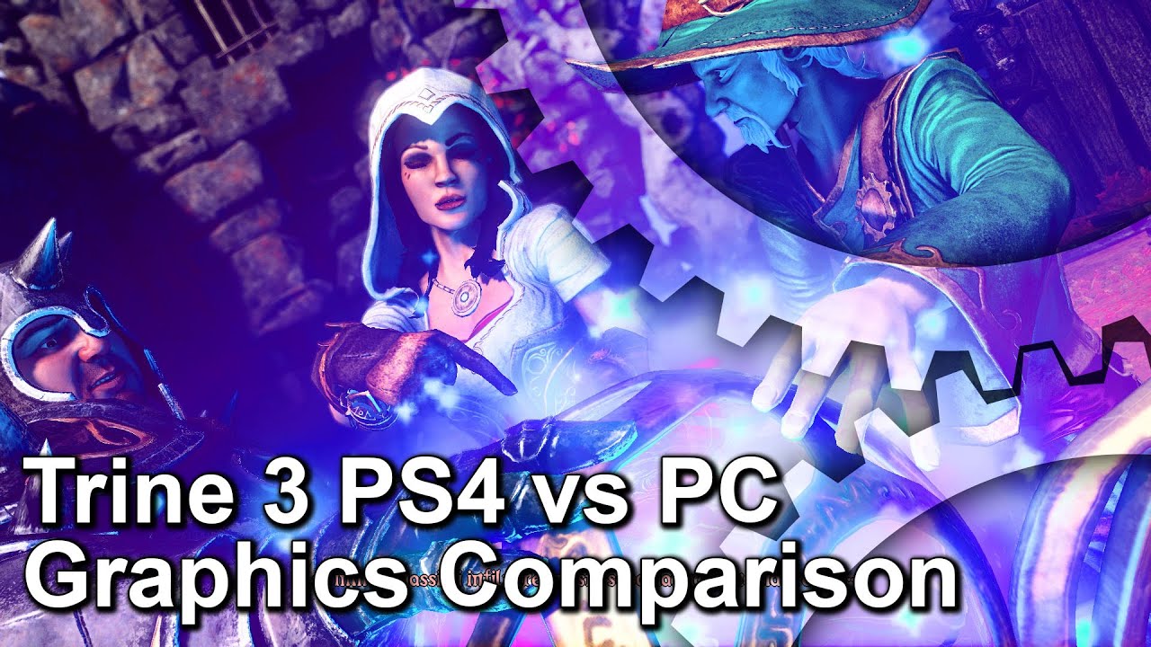 Trine 3 PS4 vs PC Graphics Comparison