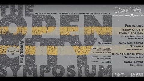 Open City Symposium || Sara Zewde: Studio Zewde Lecture