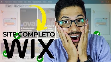 Como Criar um SITE INCRÍVEL no WIX do ZERO (Grátis, Rápido e Sem Saber Programar!)