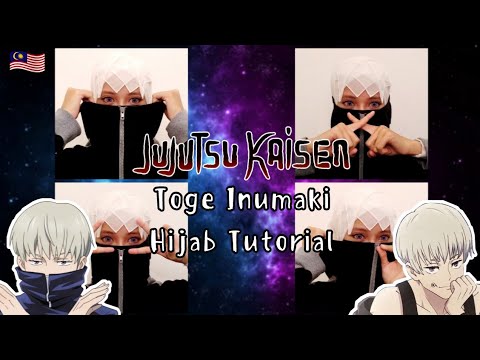 🔊 呪術廻戦 狗巻 棘 Jujutsu Kaisen Toge Inumaki Hijab Cosplay Tutorial