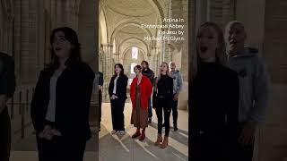 Lorna Breen solo, sings with Anúna at Fontevraud Abbey - Pie Jesu by Michael McGlynn