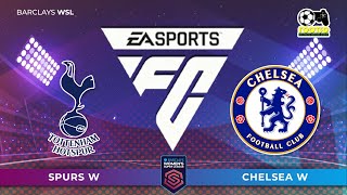 Tottenham W vs Chelsea W || Barclays WSL - Full Match -[4K@60FPS PC Gameplay] - EA FC24