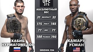 UFC БОЙ Хабиб Нурамагомедов vs Камару Усман (com. vs com.)