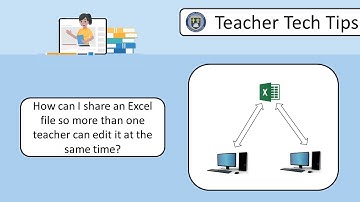 Teacher Tech Tips: Sharing an Excel file so multiple people can edit it at the same time