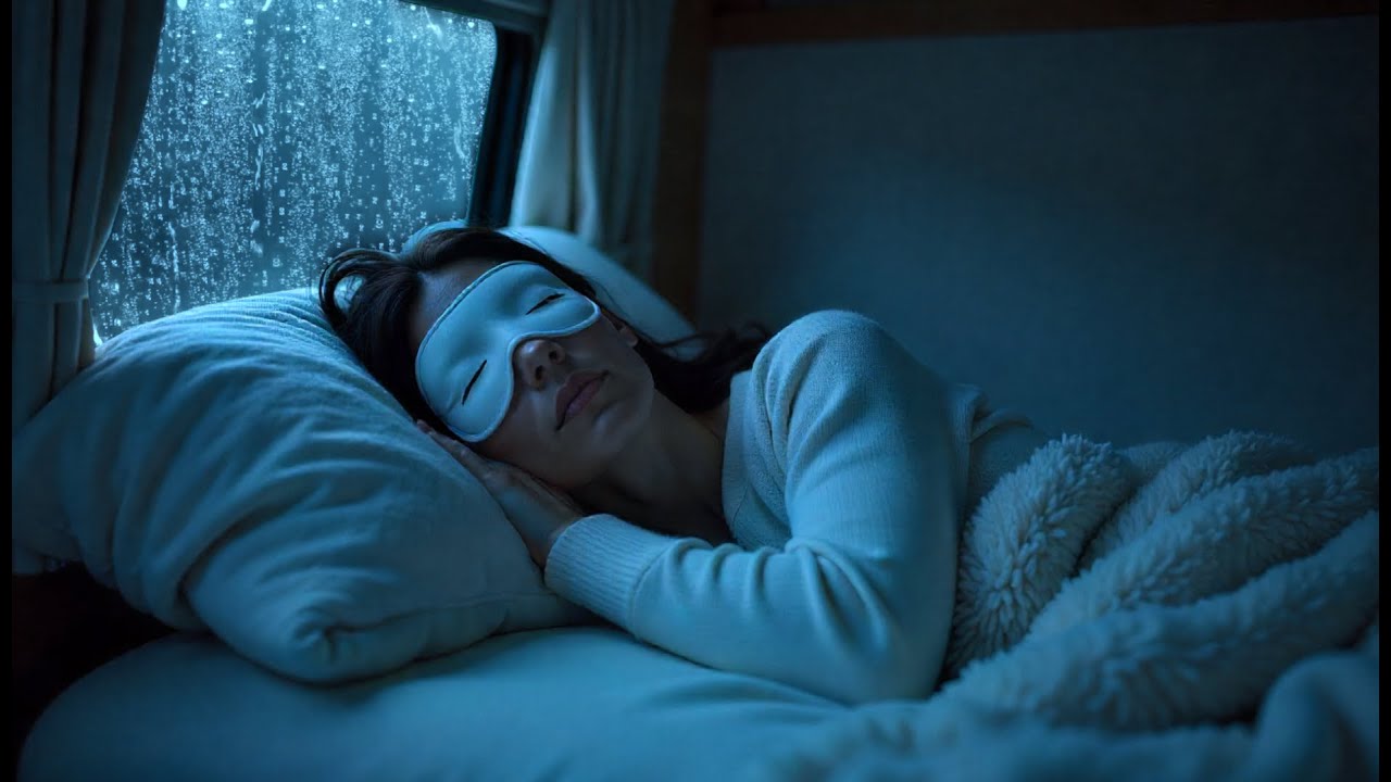 Cozy Night in the Car | Rain on Windows & Soft Thunder