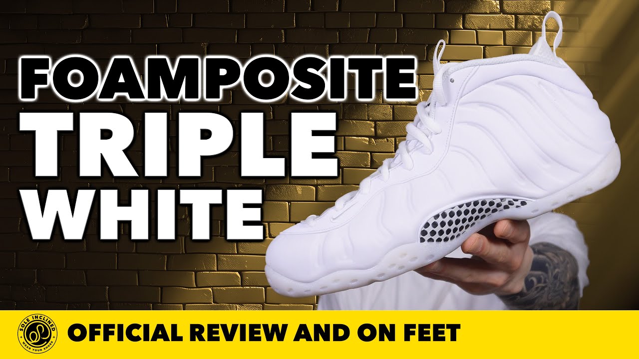 Nike Air Foamposite One ホワイト Where to Buy the Nike Air Foamposite One Triple White