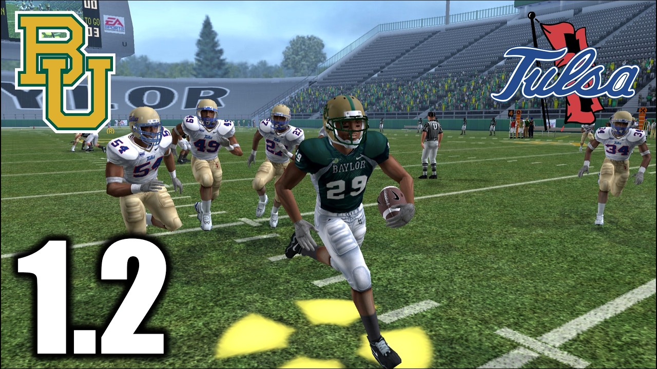 Baylor vs Tulsa | NCAA Football 06 Baylor Bears Dynasty | S1:E2