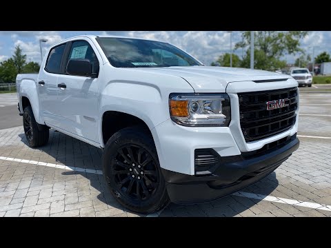 2021 GMC Canyon Elevation Standard 3.6 2WD Test Drive & Review
