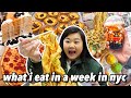 What to eat in new york city nyc food tour part 1 boba ramen pizza sushi  more