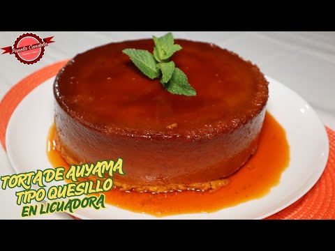 Torta Auyama Tipo Quesillo