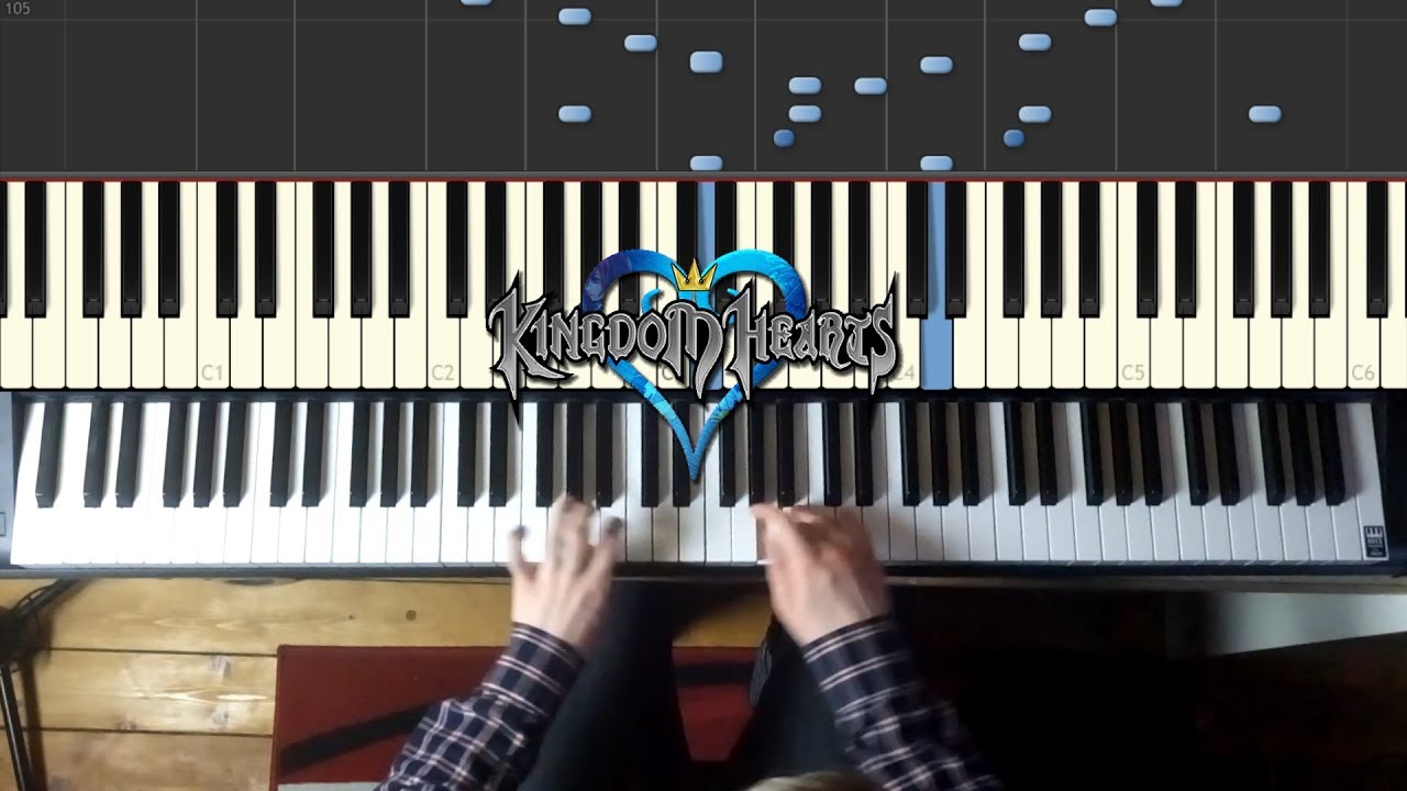Kingdom Hearts - Dearly Beloved Piano Tutorial (Beginner to Advanced Progressions)