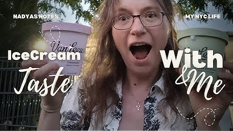 NYC Ice Cream Tasting 🍨 | Van Leeuwen, Bubbies, and More!