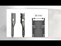 Top Lock Narrow arm installation for Bosch PrimeACTIVE wiper blades.