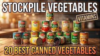 20 Best Canned Vegetables for Long-Term Food Storage (Real Shelf Life Data)